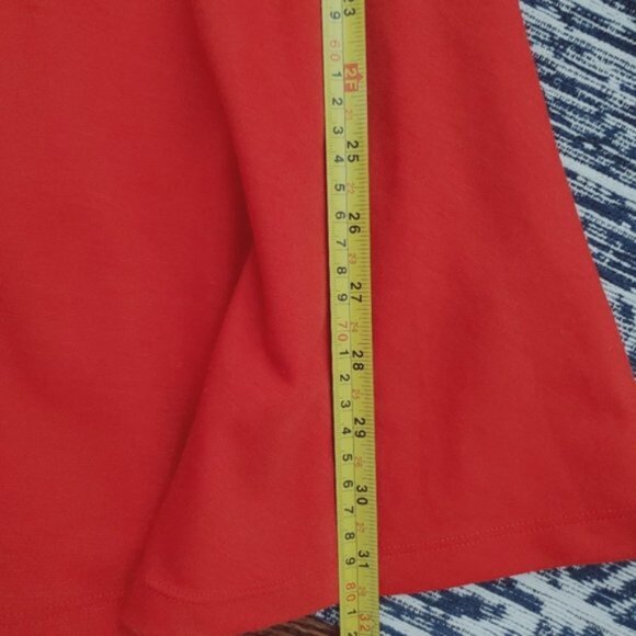 Red Criss Cross Skater Overall Dress - Picture 11 of 14